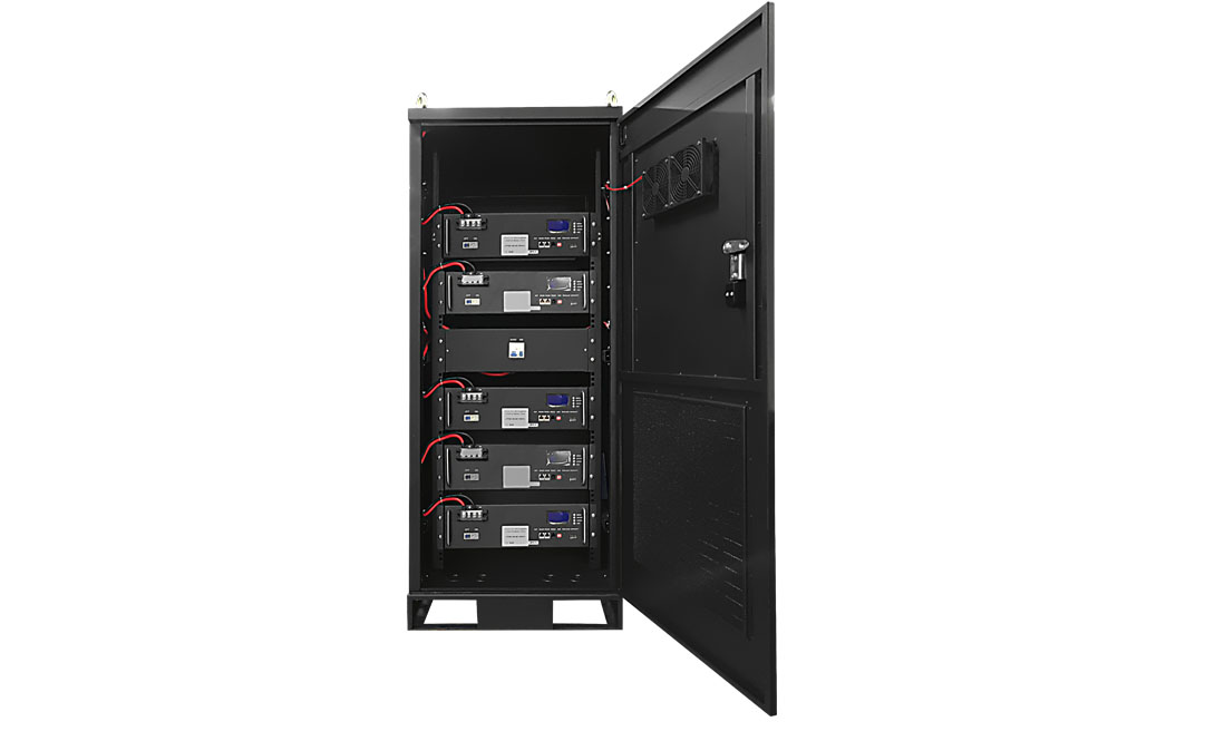 Rack storage battery